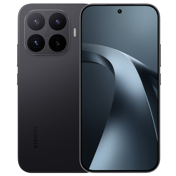 Xiaomi 17T negru, vedere din spate și din față
