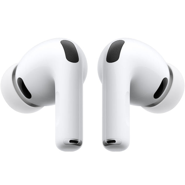 Căști Apple AirPods Pro 3 albe, văzute din față