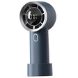Techsuit Handheld Fan (HX130), Digital Display, Ultra Silent, 1200mAh, Albastru
