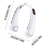 Ventilator Techsuit Neck Fan (H6) alb