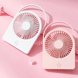 Techsuit Mini Fan (CT-108), Portable, Rechargeable, USB, Roz
