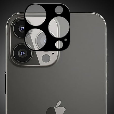 Folie de protectie Techsuit Full Camera Glass compatibil cu iPhone 13 Pro / iPhone 13 Pro Max, Negru