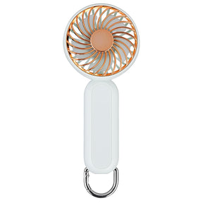 Techsuit Handheld Fan (A217), USB Rechargeable, Three Speeds, 1200mAh, Auriu Beige