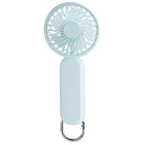 Techsuit Handheld Fan (A217), USB Rechargeable, Three Speeds, 1200mAh, Verde