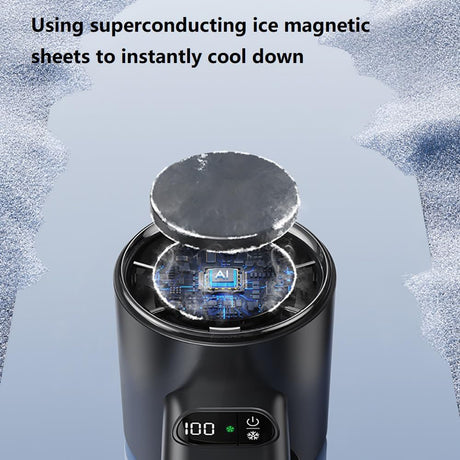 Techsuit Premium Handheld Fan (F83), Portable, Adjustable, Rechargeable, 4800mAh, Gri