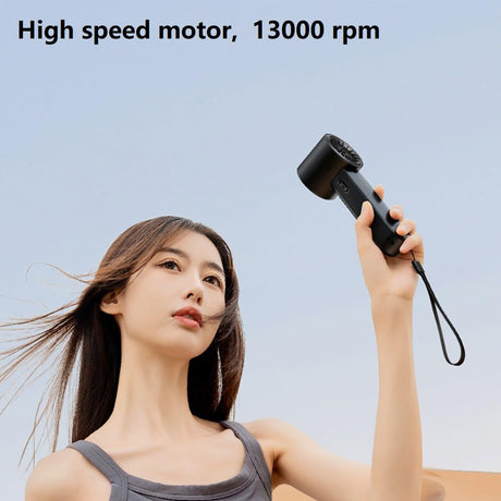 Techsuit Premium Handheld Fan (F83), Portable, Adjustable, Rechargeable, 4800mAh, Gri