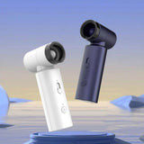 Techsuit Premium Handheld Fan (FS15), Multifunctional, Portable, Adjustable, 80000rpm, Rechargeable, 4500mAh, Bleumarin