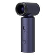 Techsuit Premium Handheld Fan (FS15), Multifunctional, Portable, Adjustable, 80000rpm, Rechargeable, 4500mAh, Bleumarin