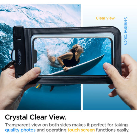 Spigen (set de 2) Waterproof Case A601 (AMP04523), IPX8, for Phone 3.5 - , Negru