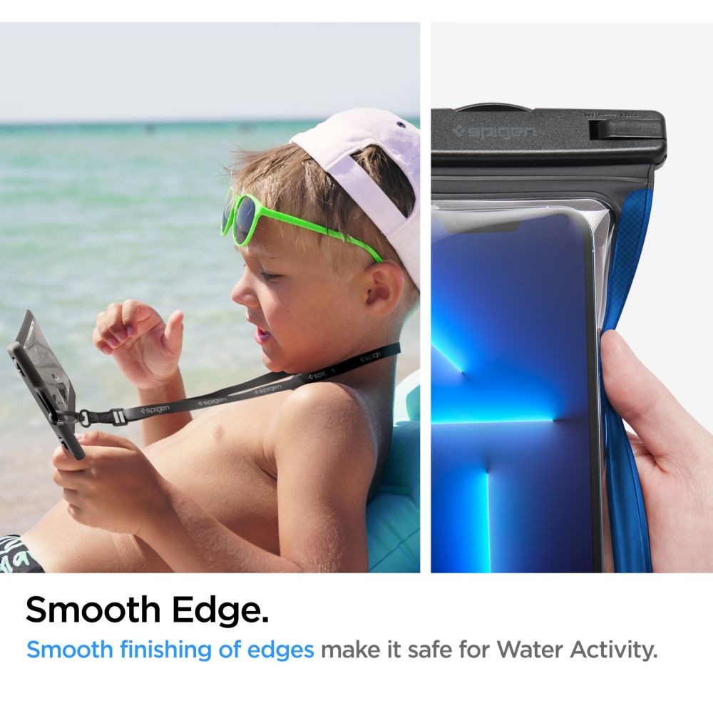 Spigen (set de 2) Waterproof Case A601 (AMP04523), IPX8, for Phone 3.5 - , Negru