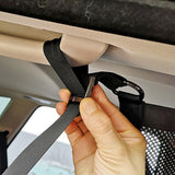 Gadget Techsuit Car Organizer (CNO-T1), Storage Net for Car Ceiling (L78x53cm), Negru