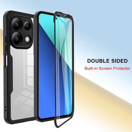 Folie de protectie Techsuit ColorVerse 360 Series + compatibil cu Xiaomi Redmi Note 13 Pro 4G / Poco M6 Pro 4G, Roz