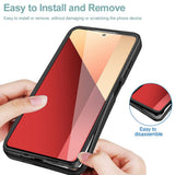 Folie de protectie Techsuit ColorVerse 360 Series + -Xiaomi Redmi Note 13 Pro 4G / Poco M6 Pro 4G compatibil cu Black