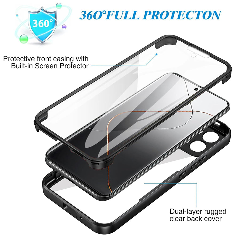 Folie de protectie Techsuit ColorVerse 360 Series + compatibil cu Xiaomi 14, Mov