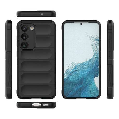 Techsuit Magic Shield fekete tok Samsung Galaxy S23 telefonhoz