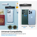 Spigen Waterproof Case A610 (AMP04530), IPX8, for Phone, max 6.9", Transparent