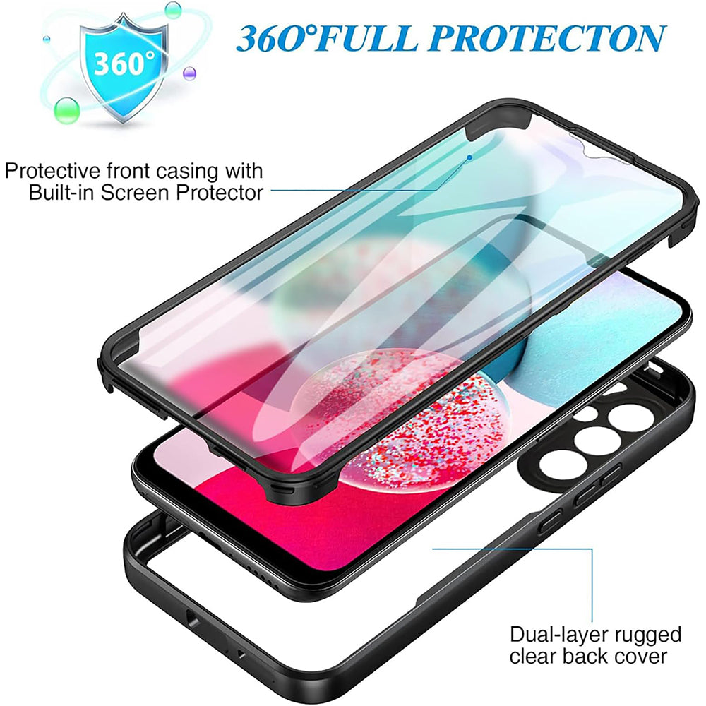 Husa de protectie Techsuit ColorVerse 360 Series compatibil cu Samsung Galaxy A14 5G / A14 4G, Mov