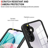Folie de protectie Techsuit ColorVerse 360 Series + compatibil cu Samsung Galaxy A14 4G / A14 5G, Negru