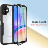 Folie de protectie Techsuit ColorVerse 360 Series + compatibil cu Samsung Galaxy A05, Negru