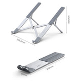 Suport Laptop Ugreen LP451 (40289), Pliabil, Pernuțe Silicon, Argintiu
