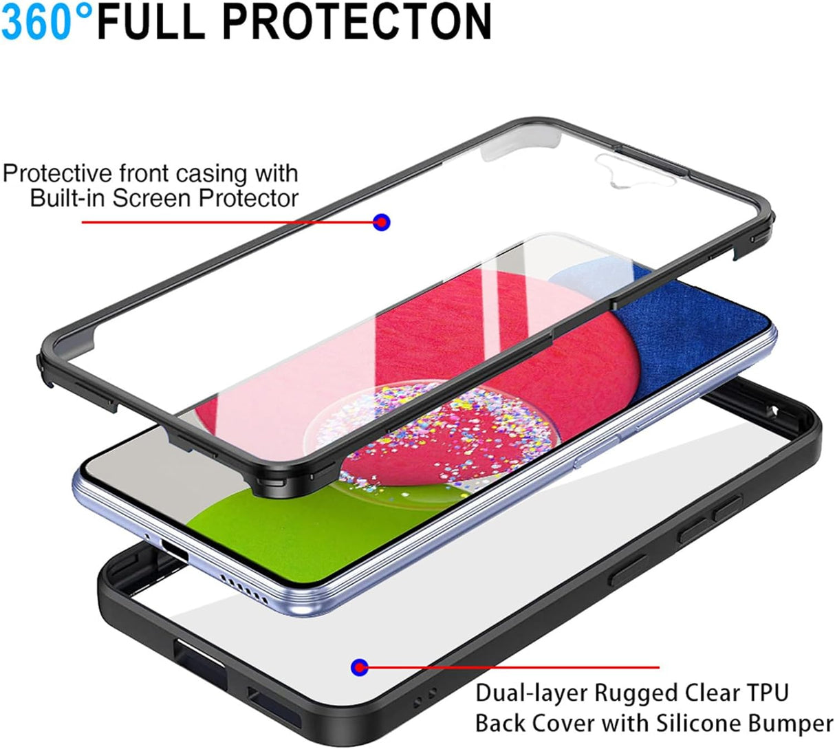 Folie de protectie Techsuit ColorVerse 360 Series + compatibil cu Samsung Galaxy S23 Plus, Mov