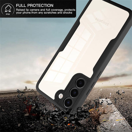 Folie de protectie Techsuit ColorVerse 360 Series + compatibil cu Samsung Galaxy S23 Plus, Albastru