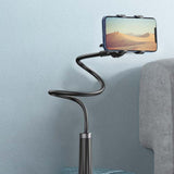 Suport Ugreen LP113 (80906), Clamp Grip, Ajustable Arm (120cm), 360° Rotation, for Phone with max 7.2", Negru