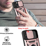 Husa de protectie Techsuit CamShield Series compatibil cu iPhone 13 Pro, Roz Auriu