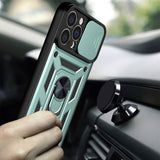 Husa de protectie Techsuit CamShield Series compatibil cu iPhone 13 Pro, Verde