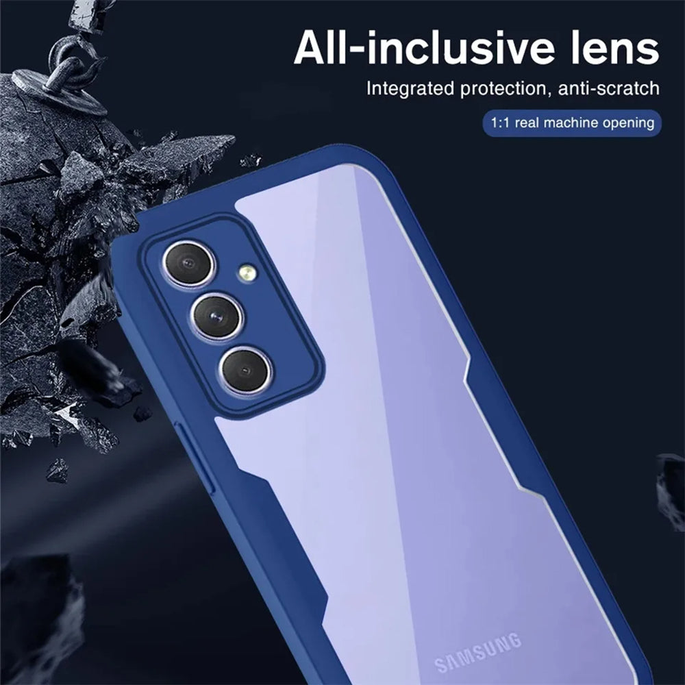 Folie de protectie Techsuit ColorVerse 360 Series + compatibil cu Samsung Galaxy A54, Albastru