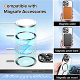 Husa de protectie Techsuit Luxury Crystal MagSafe compatibil cu iPhone 15 Pro Max, Negru