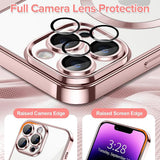 Husa de protectie Techsuit Luxury Crystal MagSafe compatibil cu iPhone 14 Pro Max, Roz