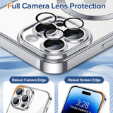 Husa de protectie Techsuit Luxury Crystal MagSafe compatibil cu iPhone 14 Pro, Argintiu