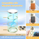 Husa de protectie Techsuit Luxury Crystal MagSafe compatibil cu iPhone 13 Pro Max, Auriu