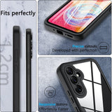 Folie de protectie Techsuit ColorVerse 360 Series + compatibil cu Samsung Galaxy S24 Plus, Albastru