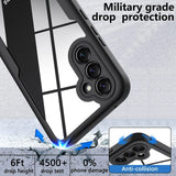 Folie de protectie Techsuit ColorVerse 360 Series + compatibil cu Samsung Galaxy S24 Plus, Albastru