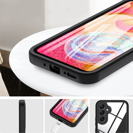 Folie de protectie Techsuit ColorVerse 360 Series + compatibil cu Samsung Galaxy S24 Plus, Roz