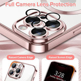 Husa de protectie Techsuit Luxury Crystal MagSafe compatibil cu iPhone 12 Pro Max, Roz