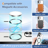 Husa de protectie Techsuit Luxury Crystal MagSafe compatibil cu iPhone 12, Negru