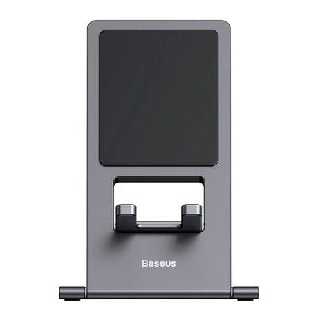 Suport Baseus Foldable (LUKP000013), for Phone/Tablet with Silicon Pad, Foldable, 360° Adjustable, Aluminium, Gri