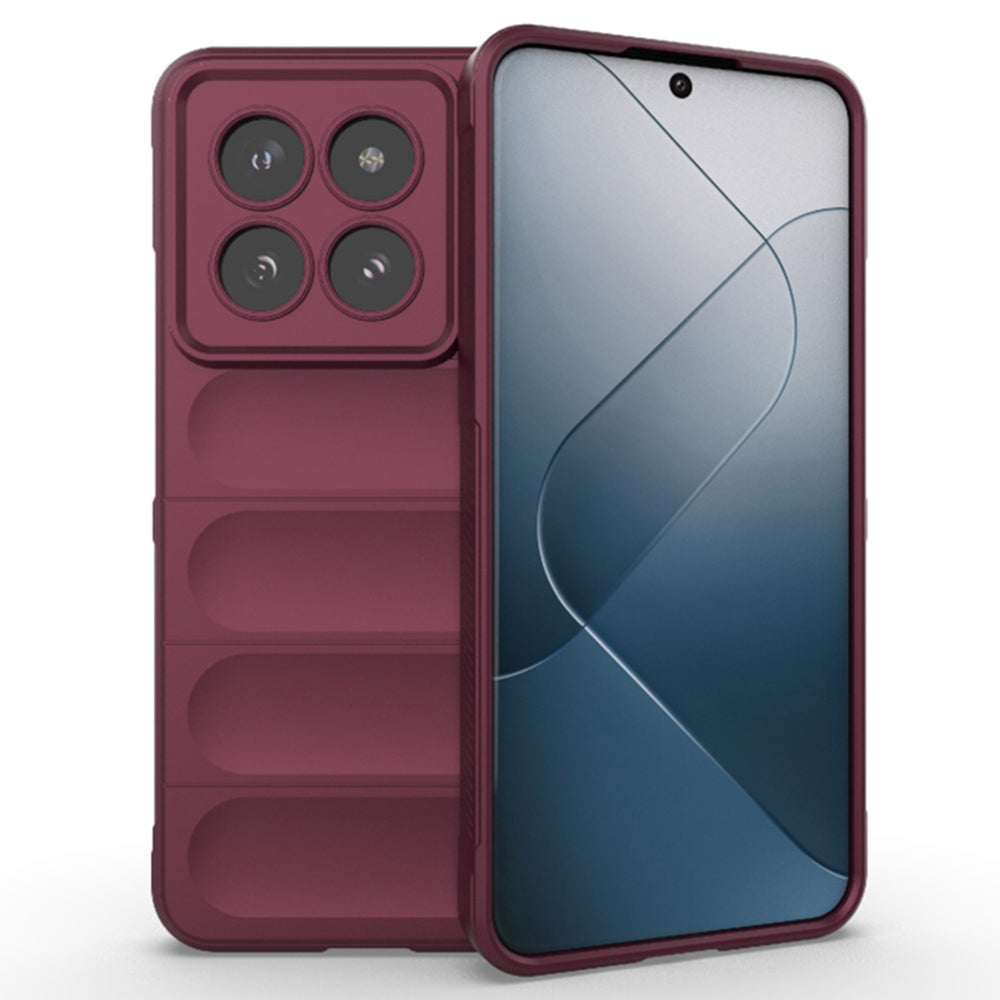 Husa de protectie Techsuit Magic Shield compatibil cu Xiaomi 14 Pro, Bordeaux