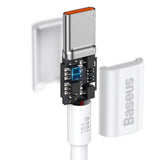 Cablu Baseus Superior Series (CATYS-B02), Type-C, 100W, 1m, Alb