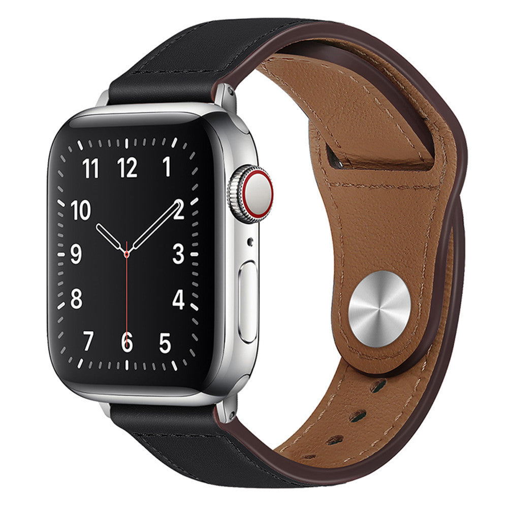Curea smartwatch Techsuit Watchband (W033) for MEN compatibil cu Apple Watch 1/2/3/4/5/6/7/8/9/10/11/SE/SE 2/SE 3/Ultra/2/3 (42/44/45/46/49mm), Negru