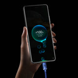 Cablu Baseus Crystal Shine (CAJY000403), USB-C, 100W, 1.2m, Albastru