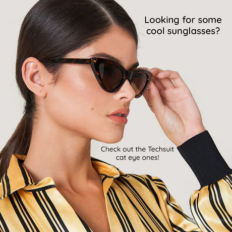 Ochelari de Soare Techsuit (5040), Policarbonat, Negru