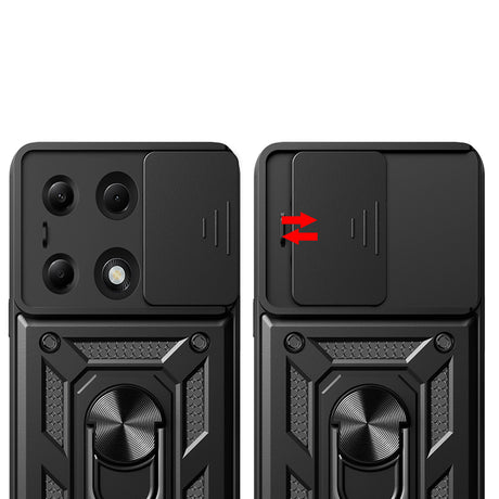Husa de protectie Techsuit CamShield Series compatibil cu Xiaomi Redmi Note 13 Pro 4G / Poco M6 Pro 4G / Note 14S 4G, Albastru