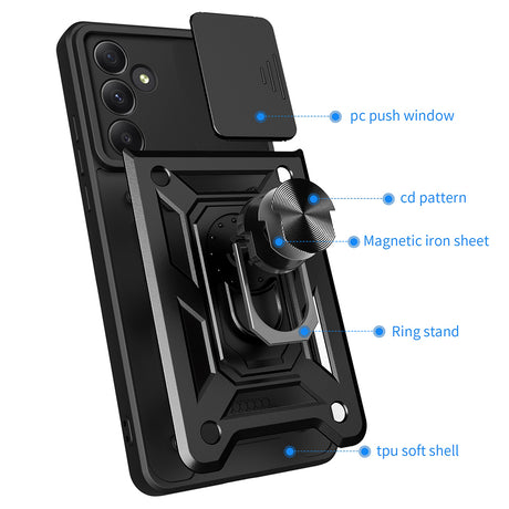Husa de protectie Techsuit CamShield Series compatibil cu Samsung Galaxy A55 5G, Albastru
