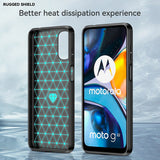 Husa de protectie Techsuit Carbon Silicone compatibil cu Motorola Moto G22, Negru