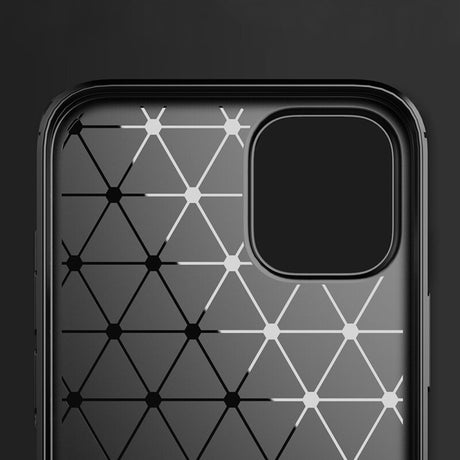 Husa de protectie Techsuit Carbon Silicone compatibil cu iPhone 14 Pro, Negru