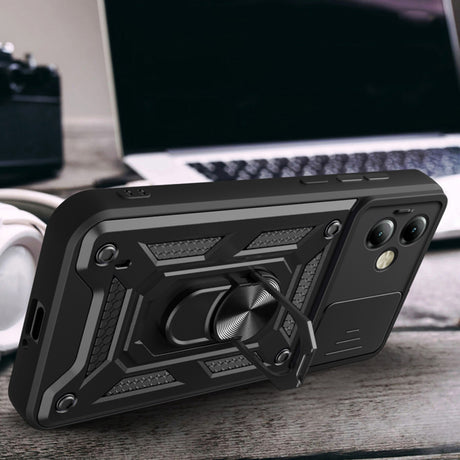 Husa de protectie Techsuit CamShield Series compatibil cu Motorola Moto G14, Albastru